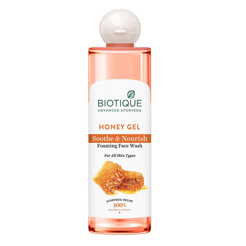 Biotique Advanced Ayurveda Bio Honey Gel Refreshing Foaming Face Wash TrueCure