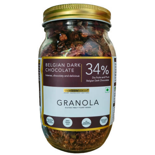 Thenibblebox Belgian Dark Chocolate Granola TrueCure