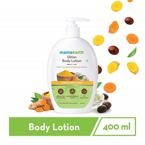 Mamaearth Ubtan Body Lotion For Glowing Skin