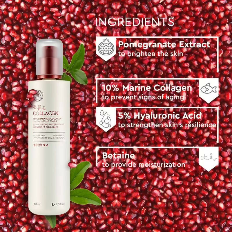 The Face Shop Pomegranate & Collagen Volume Lifting Toner