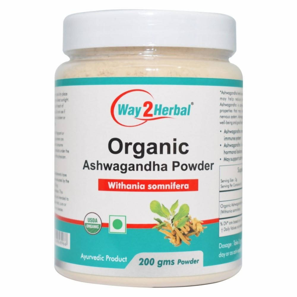 Way2herbal Organic Ashwagandha Powder