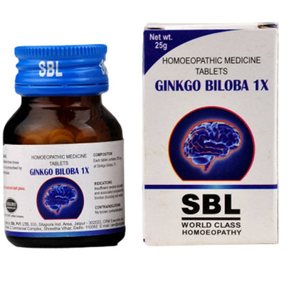 SBL Homeopathy Ginko Biloba Tablets TrueCure