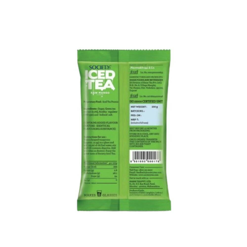 Society Iced Tea Raw Mango Premix Pouch