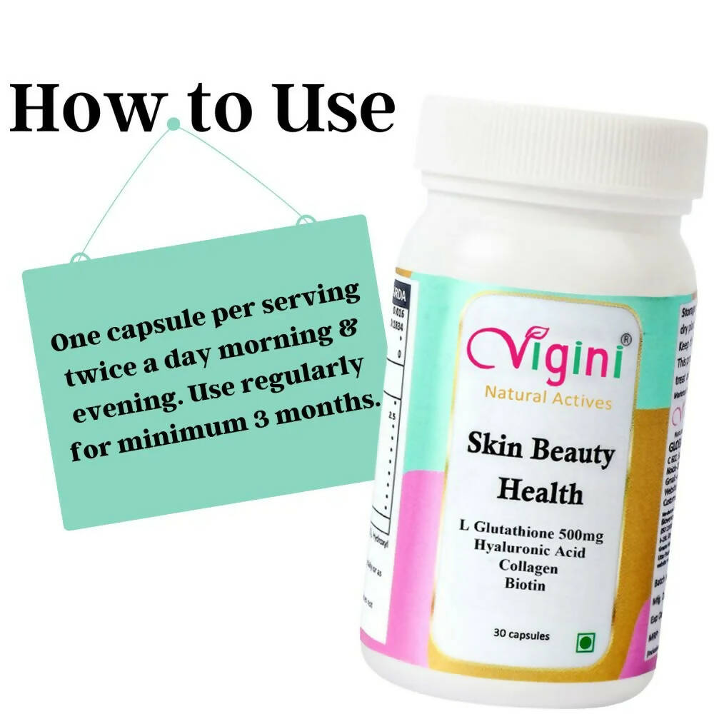 Vigini Natural Active Skin Beauty Health Capsules for Men Women