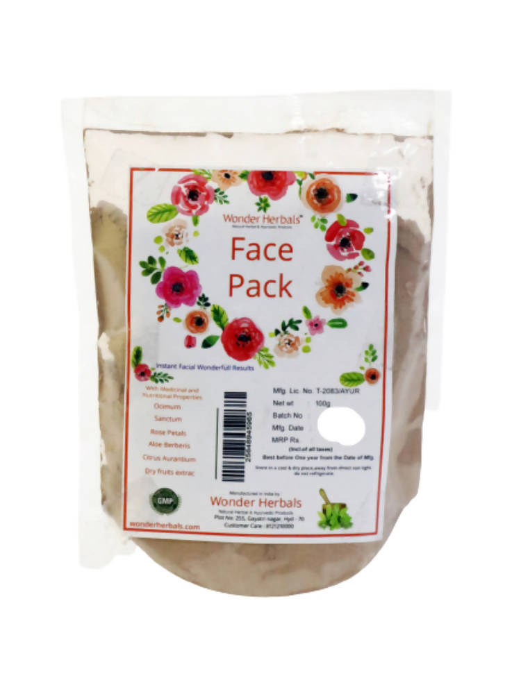 Wonder Herbals Face Pack - Drmedicart