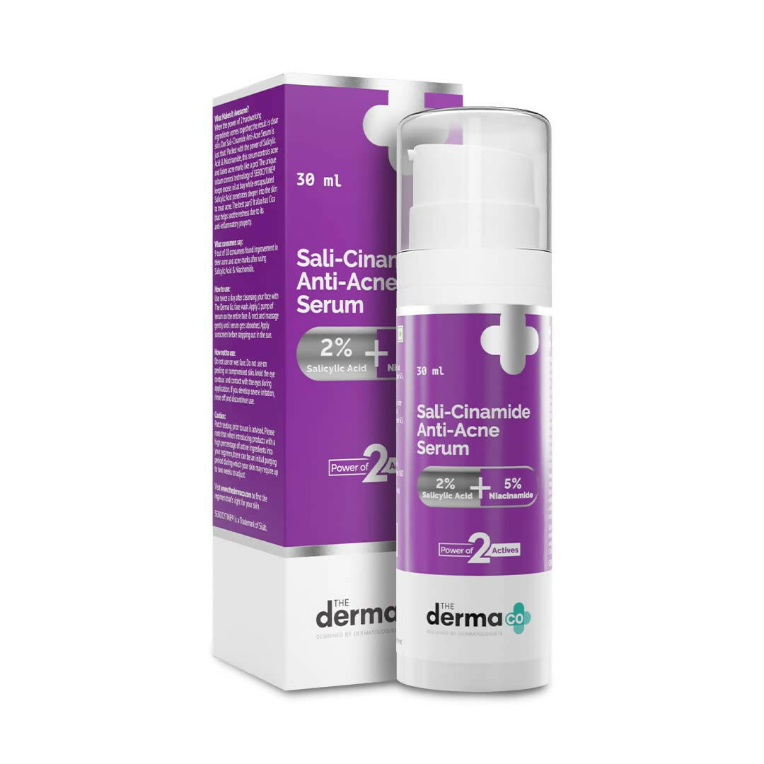 The Derma Co Sali-Cinamide Anti-Acne Face Serum 