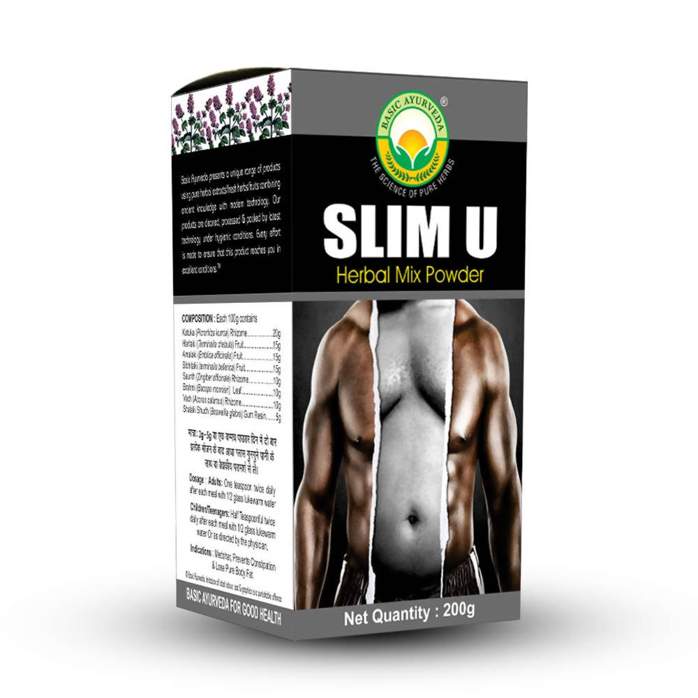 Basic Ayurveda Slim U Herbal Mix Powder