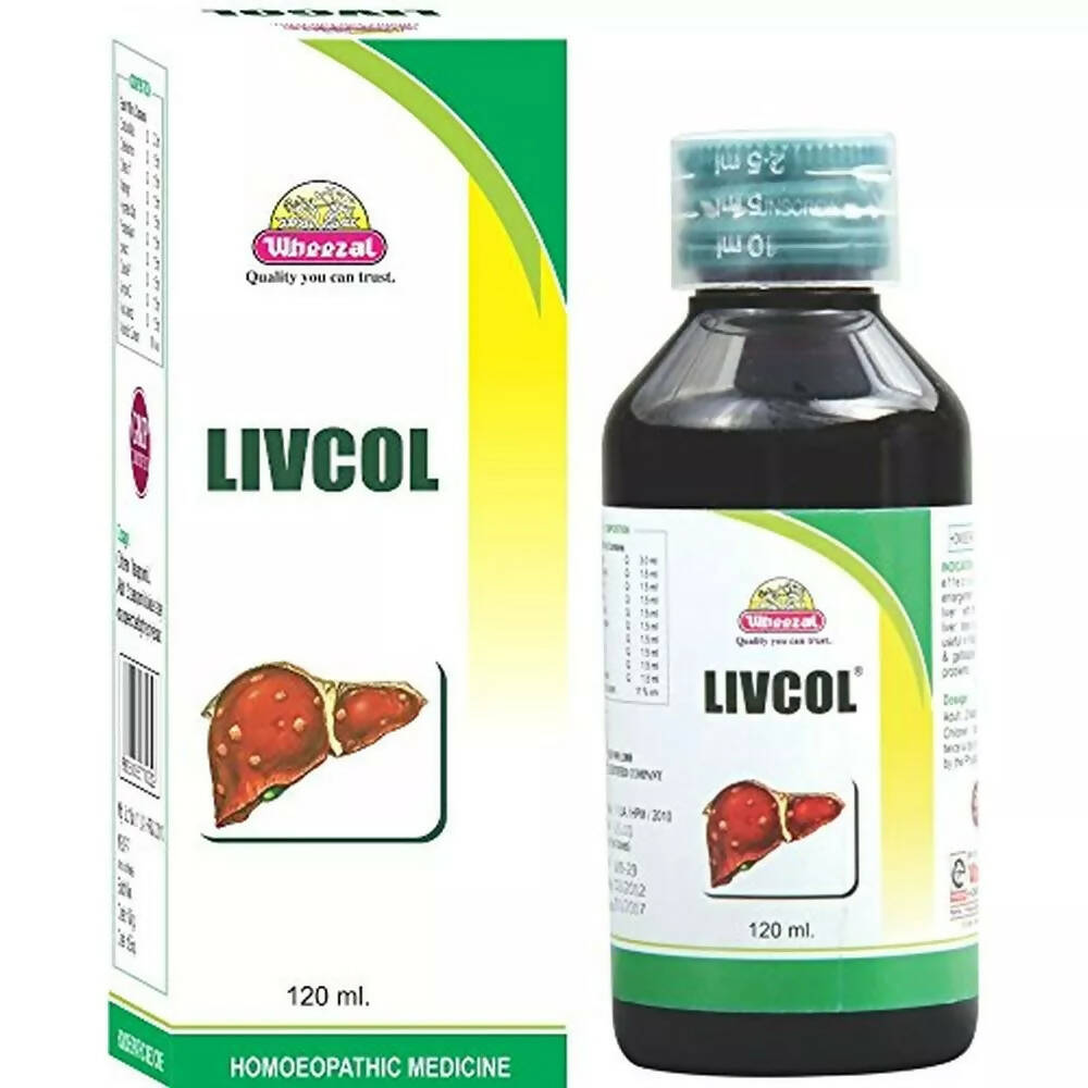 Wheezal Homeopathy Livcol Syrup TrueCure