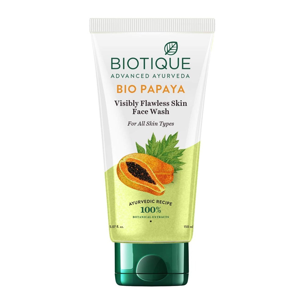 Biotique Bio Papaya Visibly Flawless Skin Face Wash 150 ml