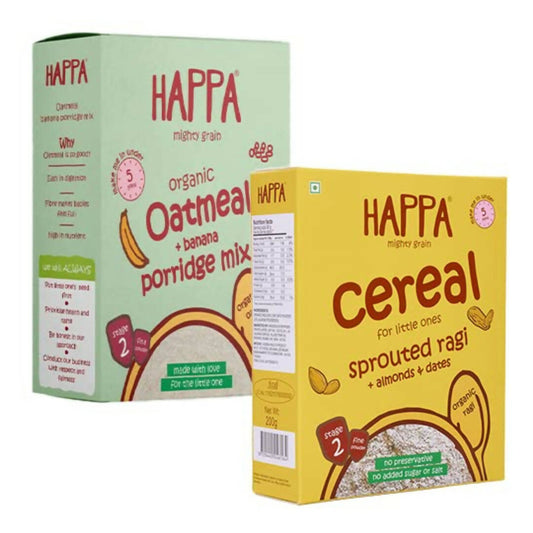 Happa Organic Baby Food Cereal Combo, Australia, Canada 