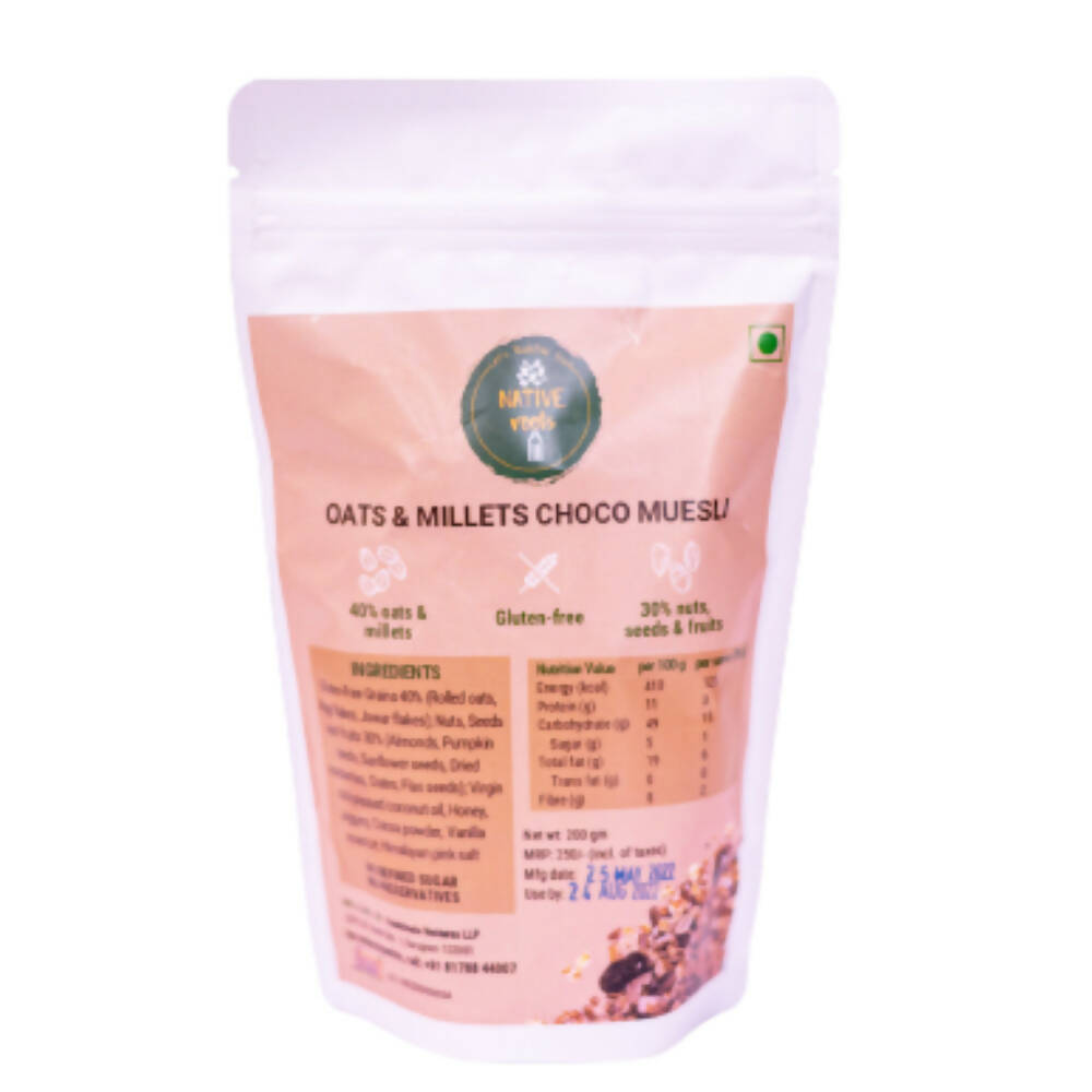 Native Roots Oats and Chocolate Muesli TrueCure