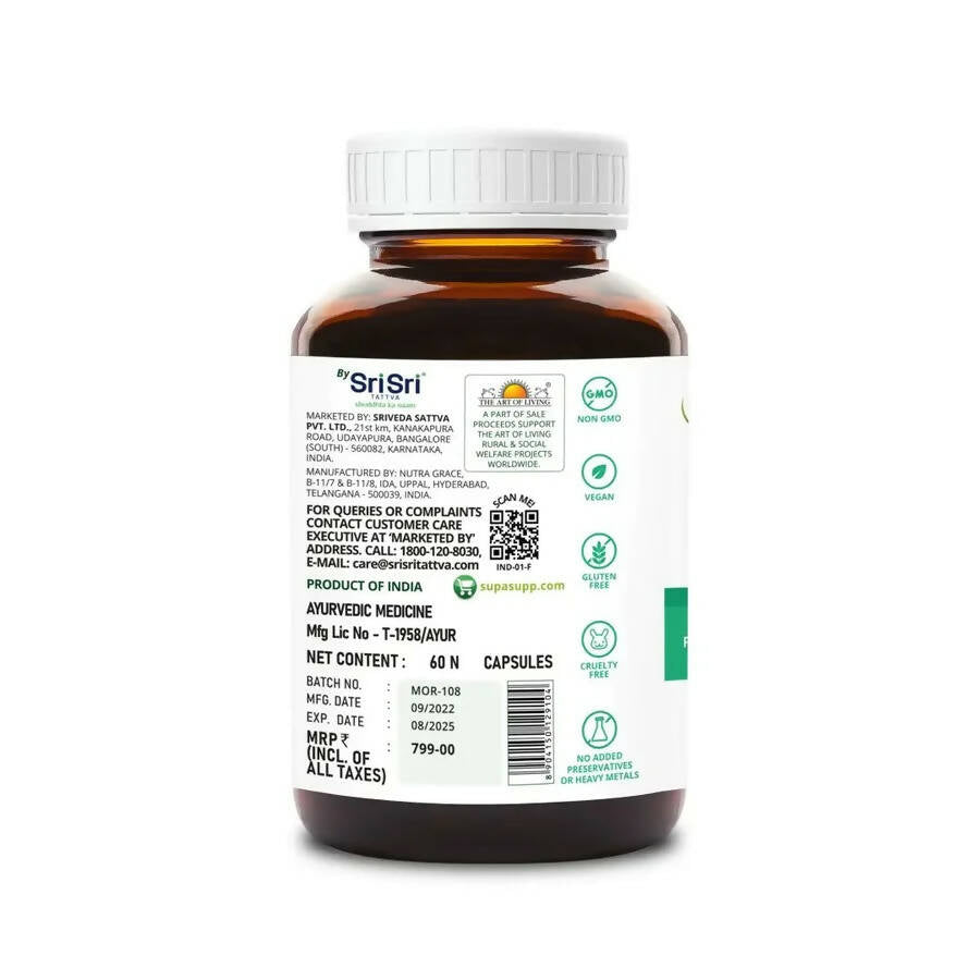 Sri Sri Tattva Supasupp Moringa Oil Capsules