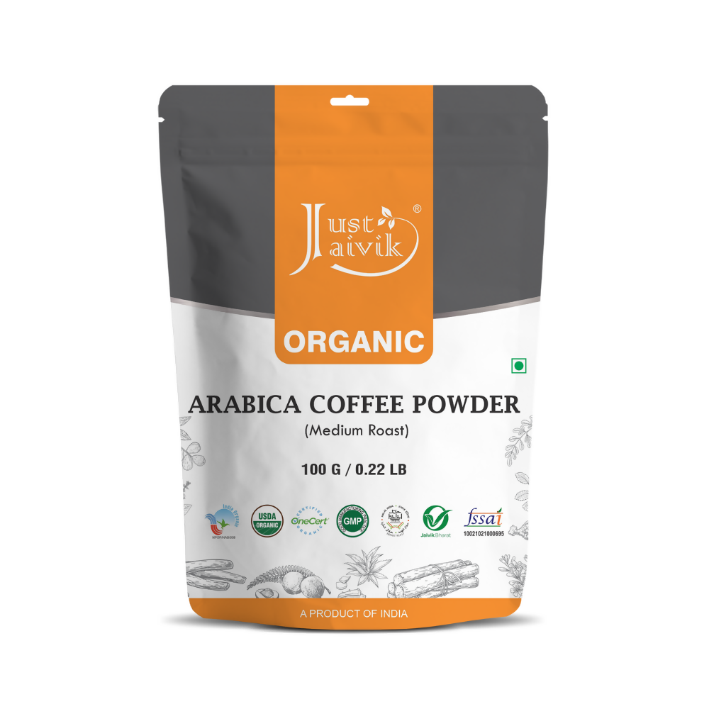 Just Jaivik Organic Arabica Coffee Powder   