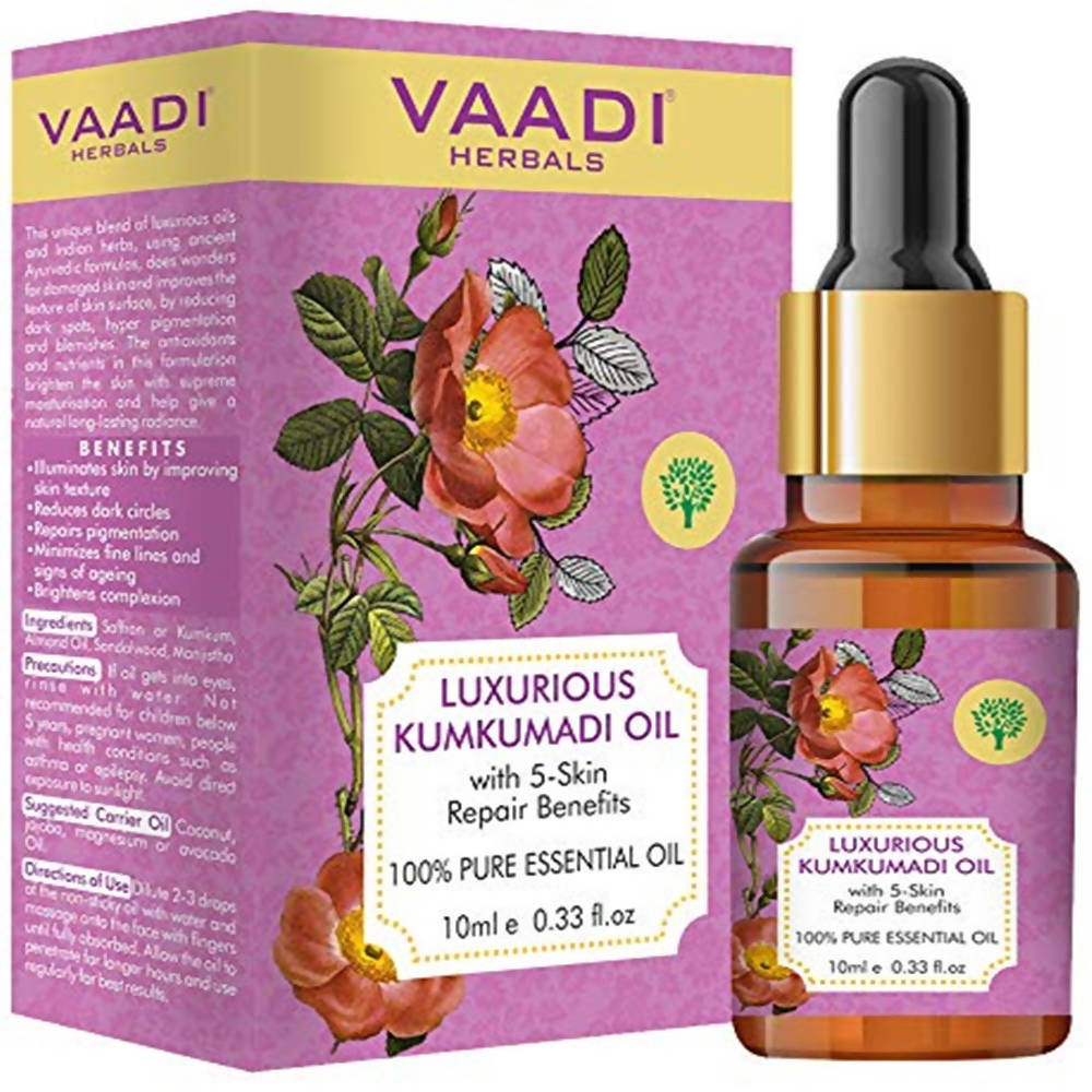 Vaadi Herbals Luxurious Kumkumadi Oil TrueCure