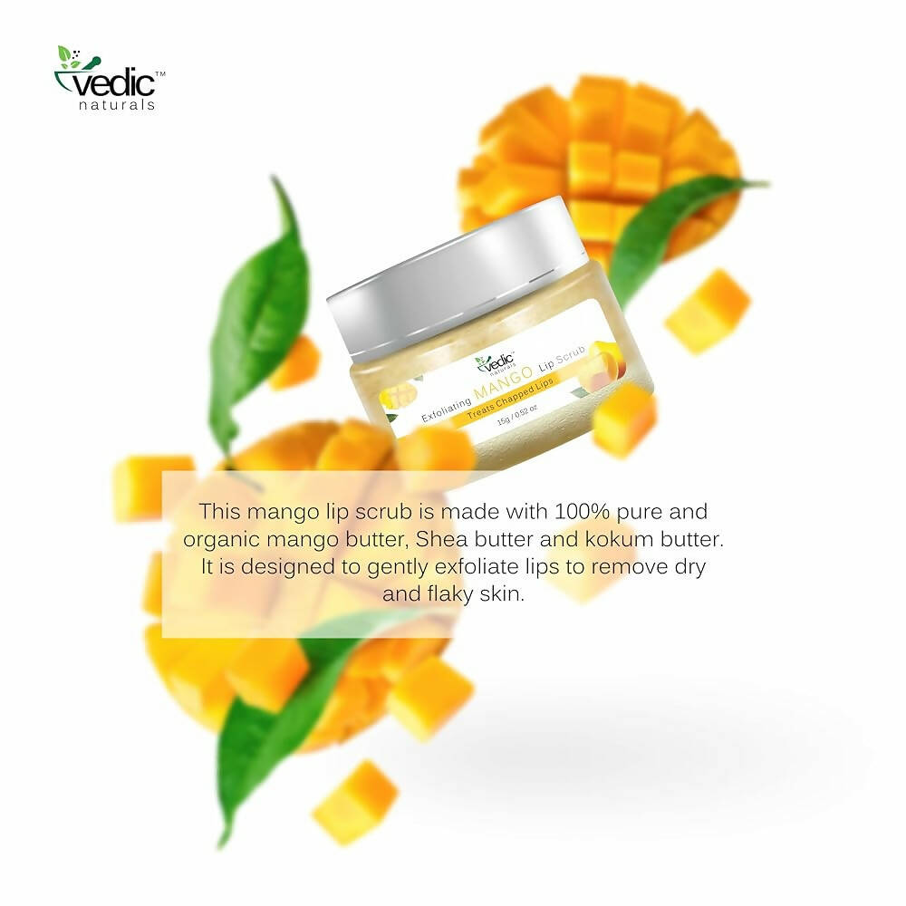 Vedic Naturals Exfoliating Mango Lip Scrub