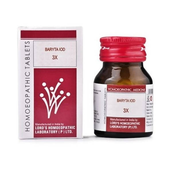 Lord's Homeopathy Baryta Iodatum Tablets