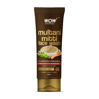 Wow Skin Science Purifying Multani Mitti Face Wash TrueCureN