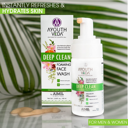 Ayouthveda Deep Clean Foaming Face Wash