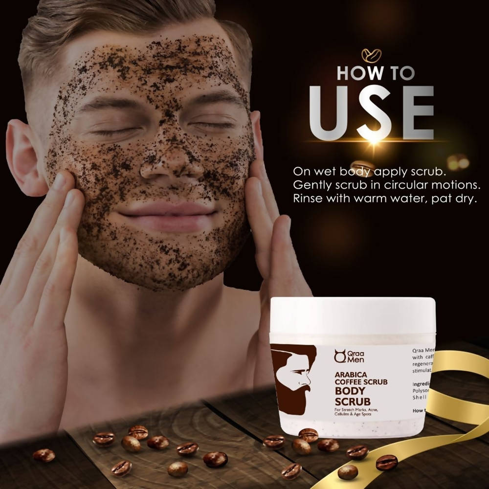 Qraa Men Arabica Coffee Scrub Body Scrub