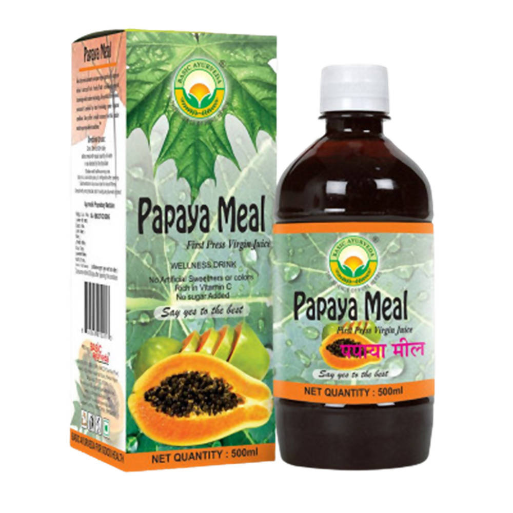 Basic Ayurveda Papaya Meal First Press Virgin Juice