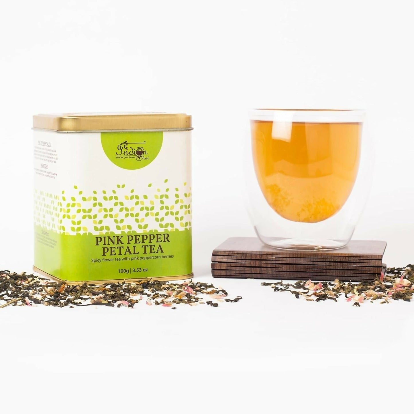 The Indian Chai  Pink Pepper Petal Tea