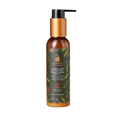 Isha Life 24 Hours Skin Hydrating Organic Body Lotion With Jojoba & Olive Extract 