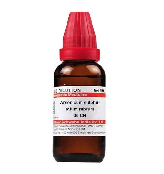 Dr. Willmar Schwabe India Arsenicum Sulphuratum Rubrum Dilution