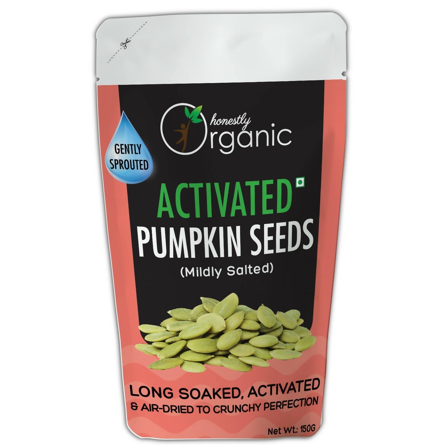 D-Alive Honestly Organic Activated Pumpkin Seeds 