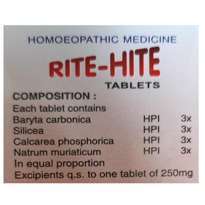 SBL Homeopathy Rite-Hite Tablets