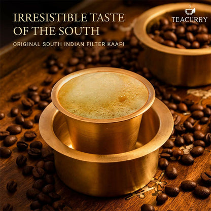 Teacurry South Indian Filter Coffee (100% Arabica Ground Coffee) for Authentic South Indian Taste - Kaapi Coffee