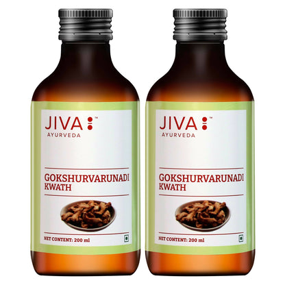 Jiva Ayurveda Gokshuvarunadi Kwath Syrup 