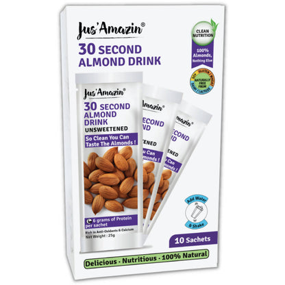 Jus Amazin 30-Second Almond Drink Unsweetened TrueCure