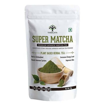 Vanalaya Super Matcha Plant Based Herbal Tea TrueCure