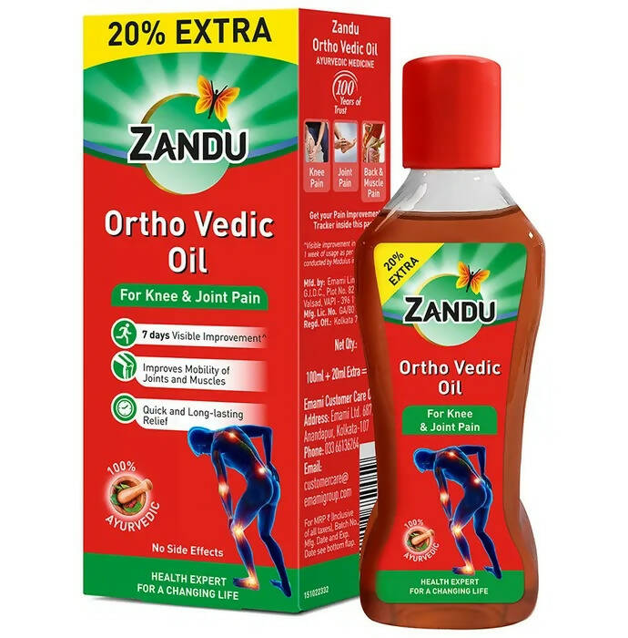 Zandu Ortho Vedic Knee & Joint Pain Oil TrueCure