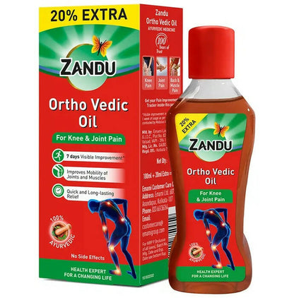 Zandu Ortho Vedic Knee & Joint Pain Oil TrueCure