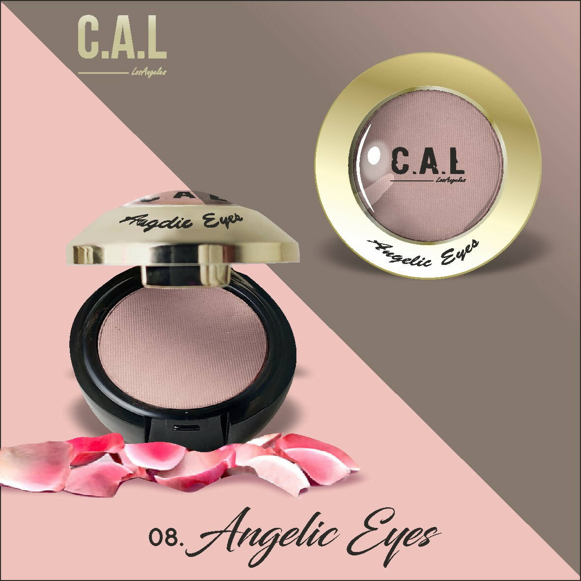 CAL Los Angeles Angelic Eye Shadow (Single Eyes) 08-Pink TrueCure