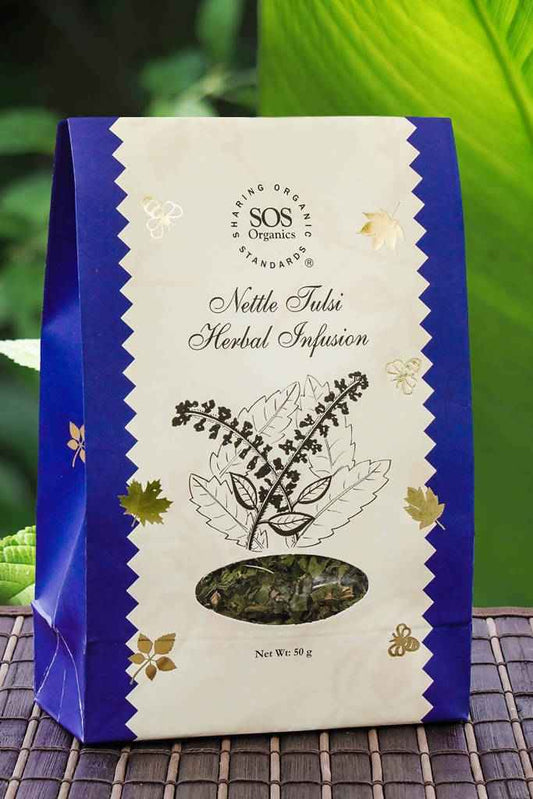 SOS Organics Nettle Tulsi Herbal Infusion