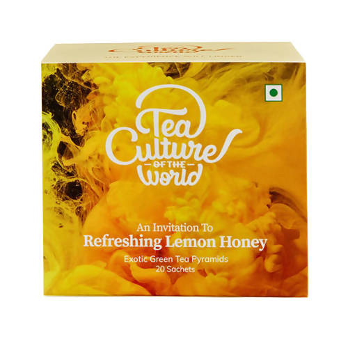 Tea Culture Refreshing Lemon Honey Tea Bags TrueCure