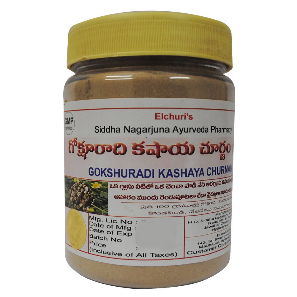 Siddha Nagarjuna Ayurveda Gokshuradi Kashaya churanam TrueCure