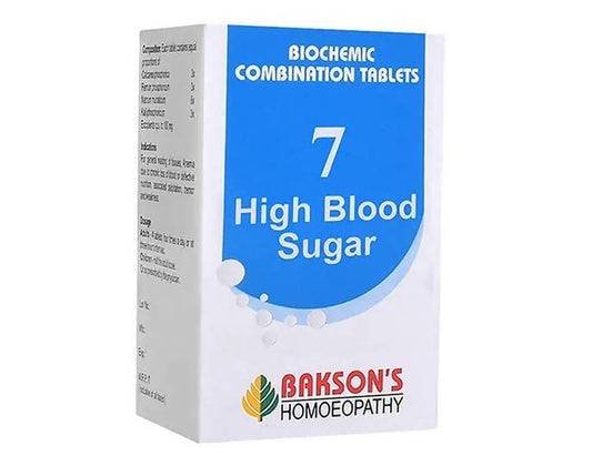 Bakson's natural remedy  Biochemic Combination 7 formulas s