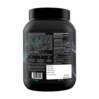 Kapiva Ayurveda Testofuel Sj Whey Protein