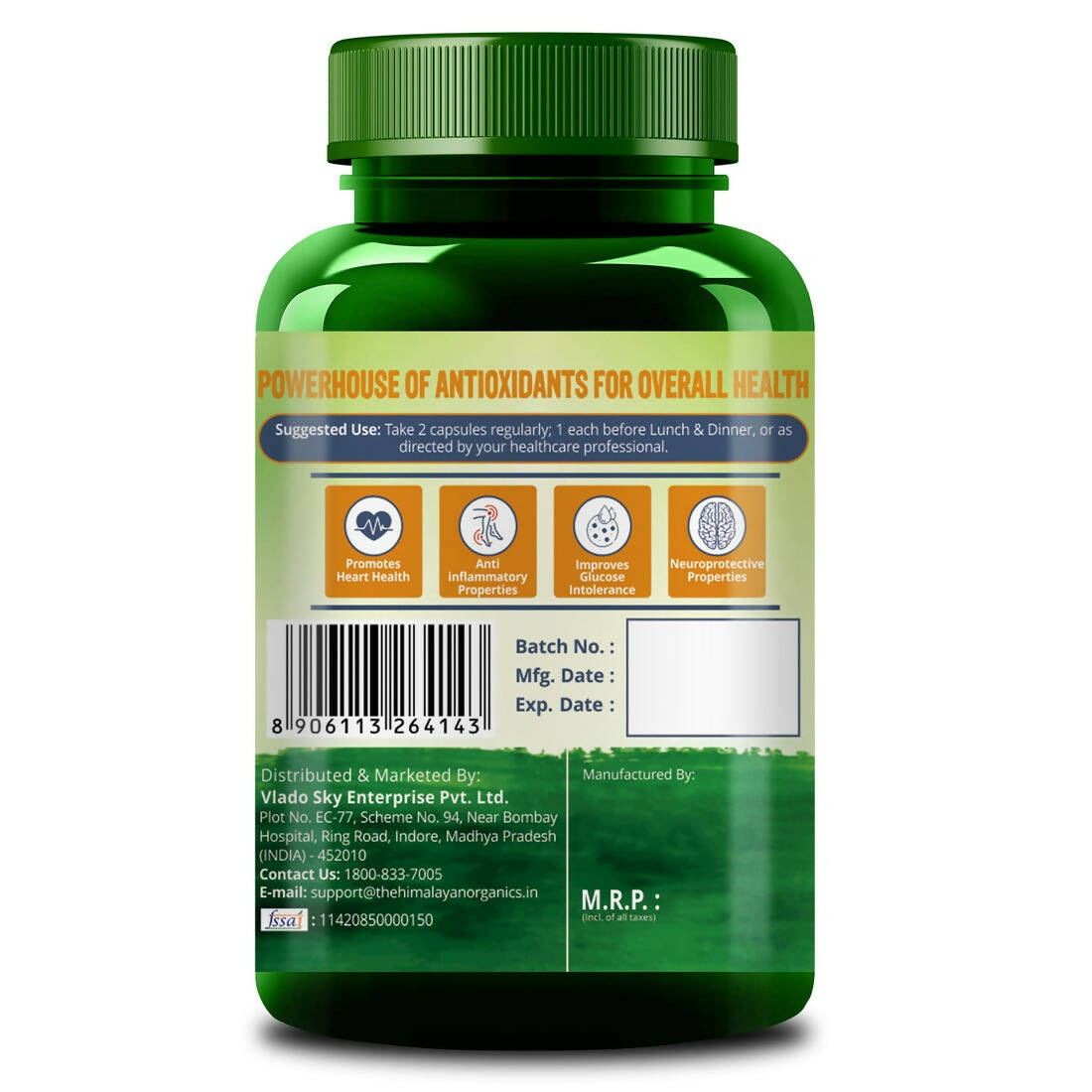 Himalayan Organics Super Antioxidant Capsules