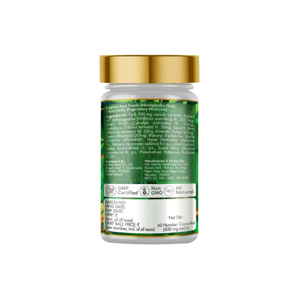 Kapiva Ayurveda Ashwagandha Gold Capsules