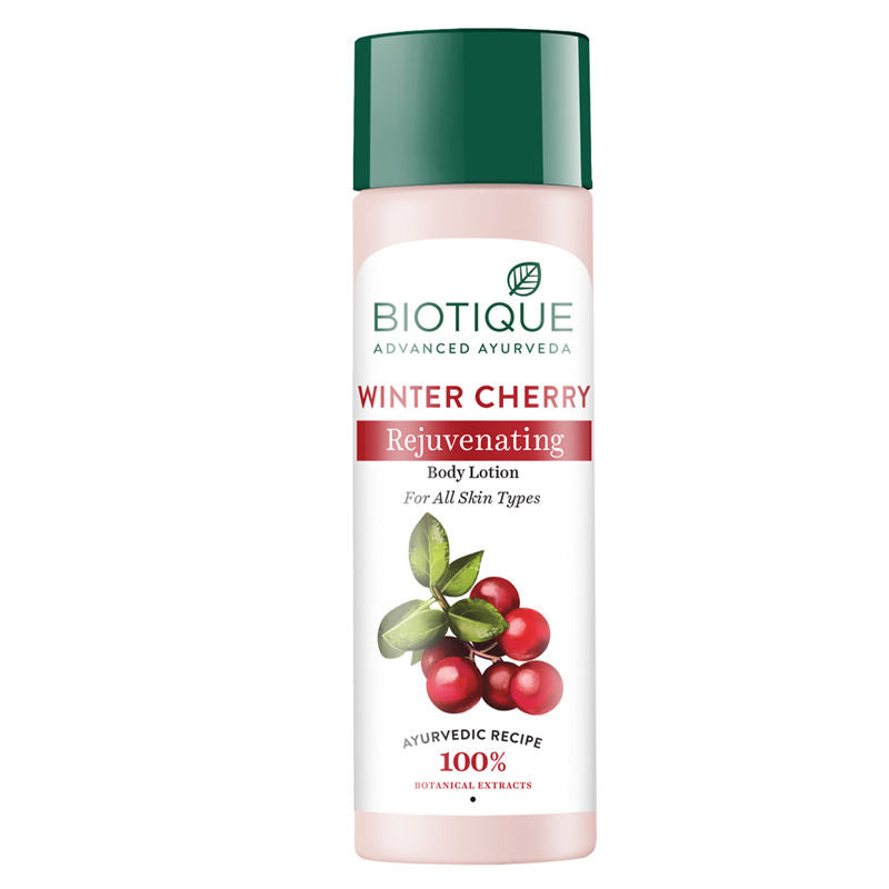 Biotique Advanced Ayurveda Bio Winter Cherry Rejuvenating Body Nourisher TrueCure