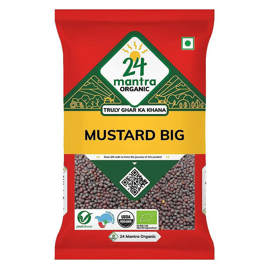 24 Mantra Organic Mustard Seeds (Big) 