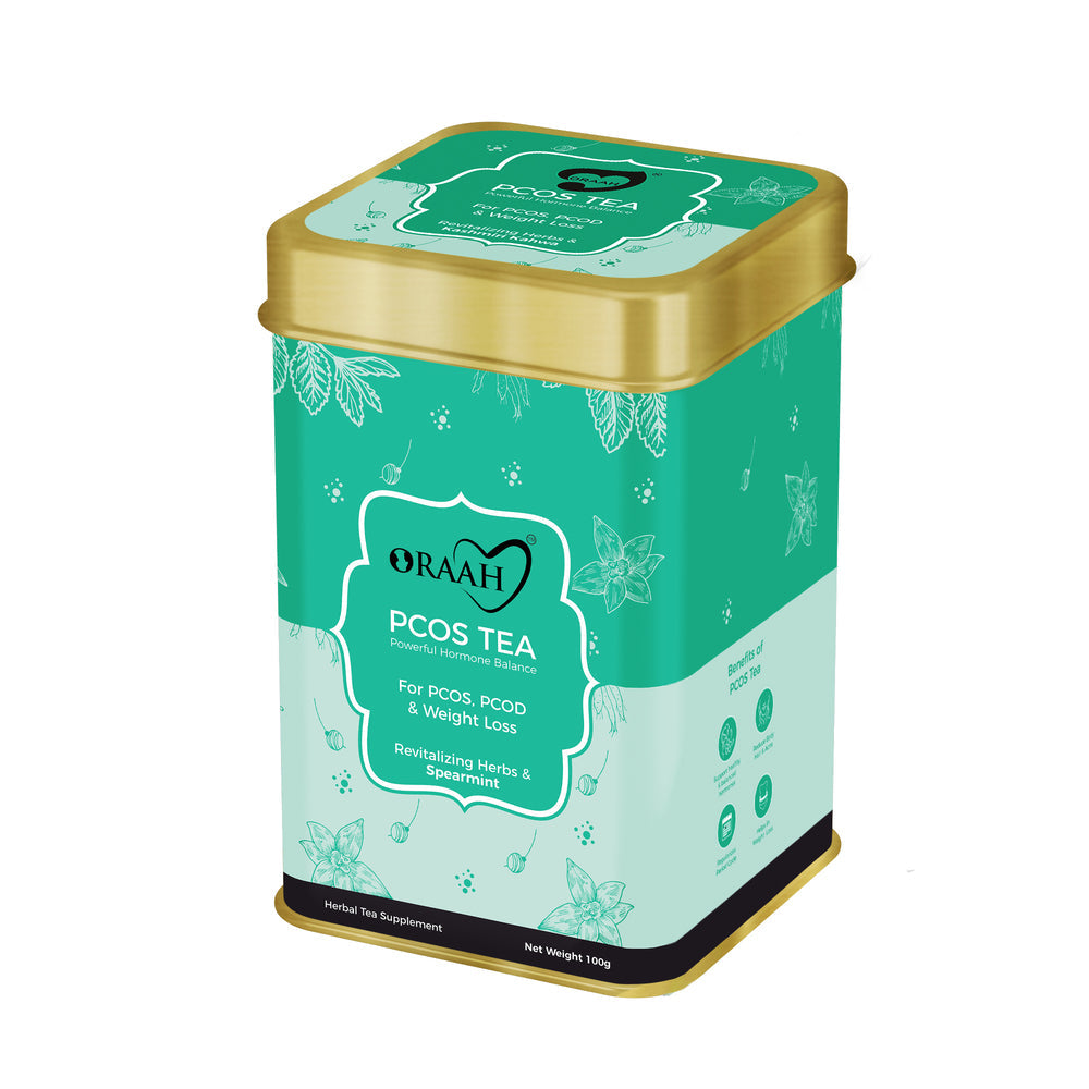 Oraah PCOS PCOD Herbal Tea Spearmint Flavour