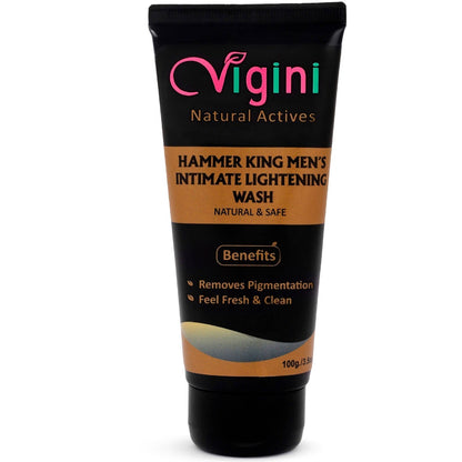 Vigini Natural Hammer King Men's Intimate Lightening Wash for Men TrueCure