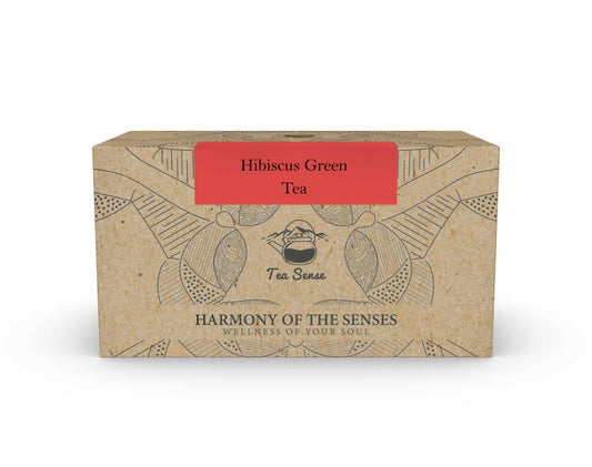 Tea Sense Hibiscus Green Tea Bags Box 