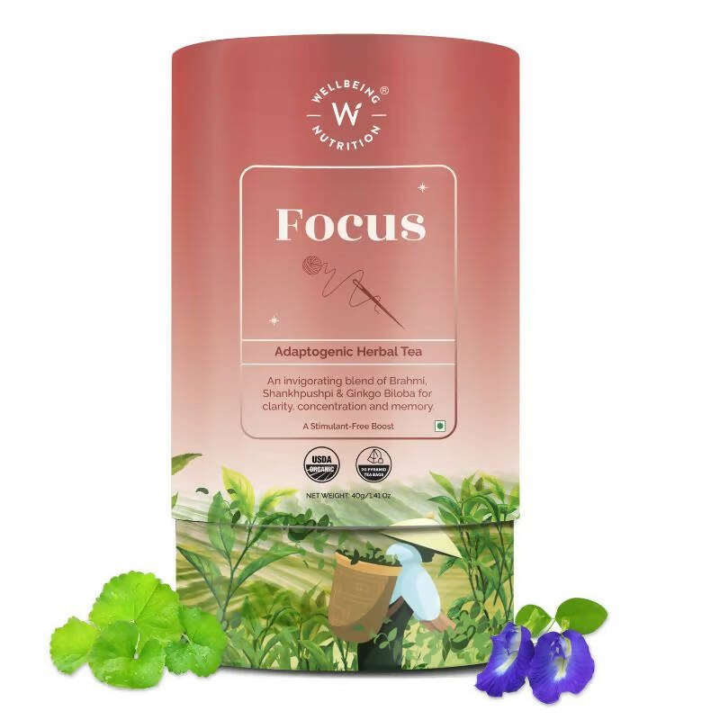 Wellbeing Nutrition Focus Herbal Tea TrueCure