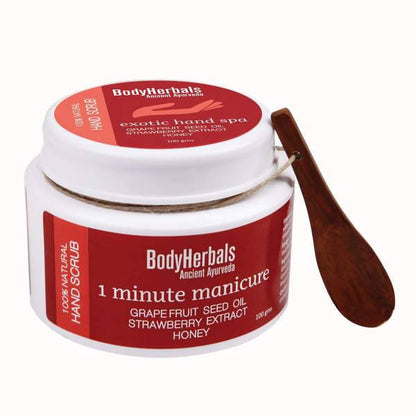 BodyHerbals Hand Scrub, 1 Minute Manicure